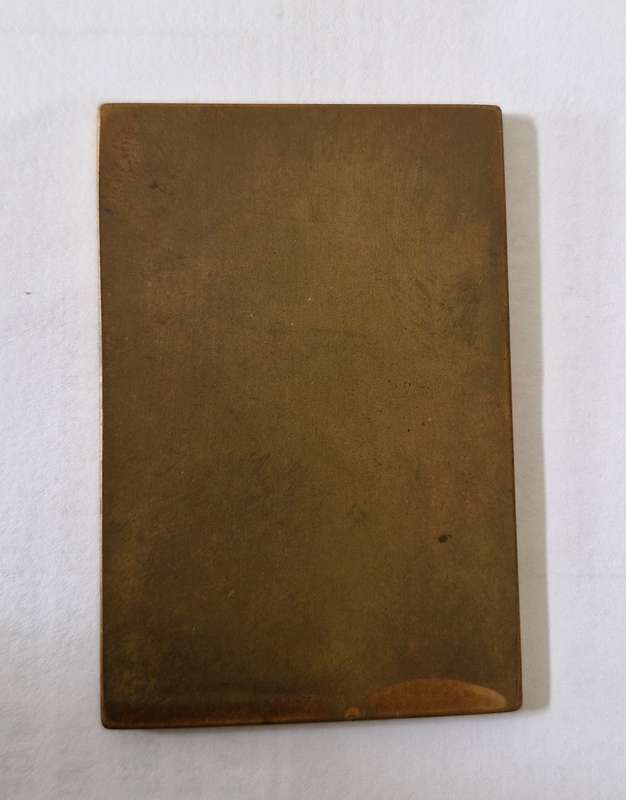 1900 President Kruger Plaque by Lauer - Scarce