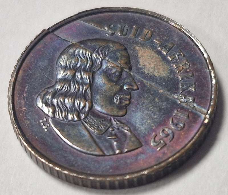1965 Scarce South Africa 1c Afrikaans Error