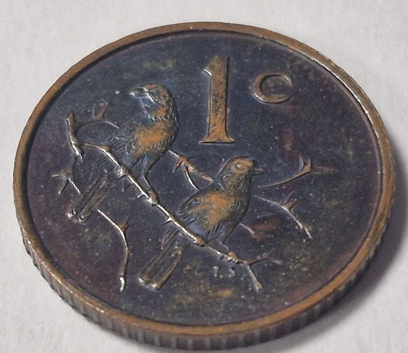1965 Scarce South Africa 1c Afrikaans Error