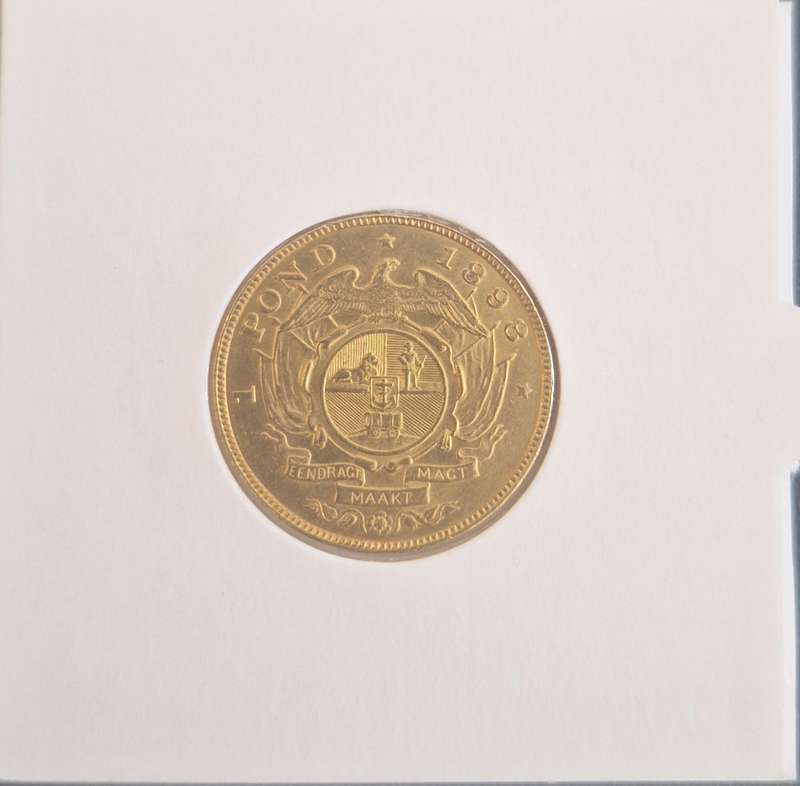 1898 ZAR Kruger Pond Higher Grade AU/Unc