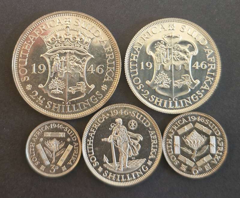1946 Union of South Africa Silver Proof Set