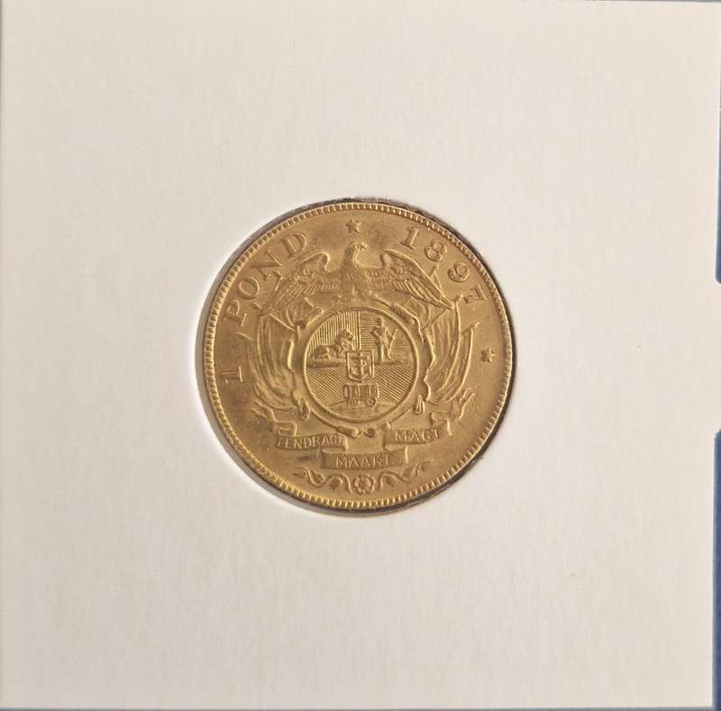 1897 ZAR Kruger Pond Higher Grade
