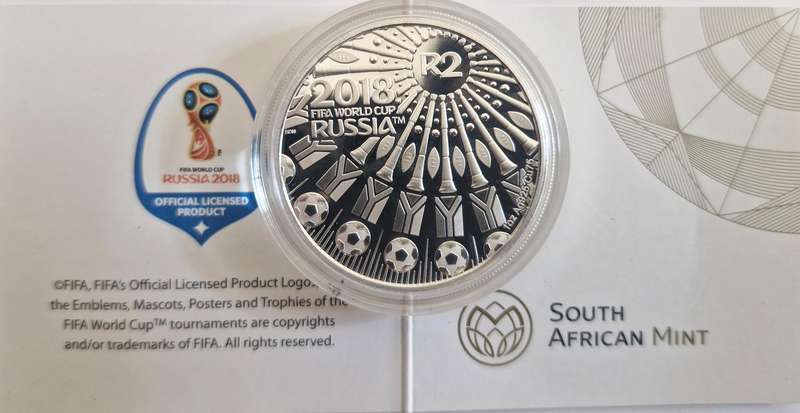 2018 Silver R2 Crown Russia World Cup Proof