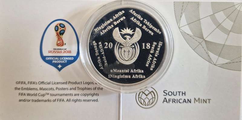 2018 Silver R2 Crown Russia World Cup Proof