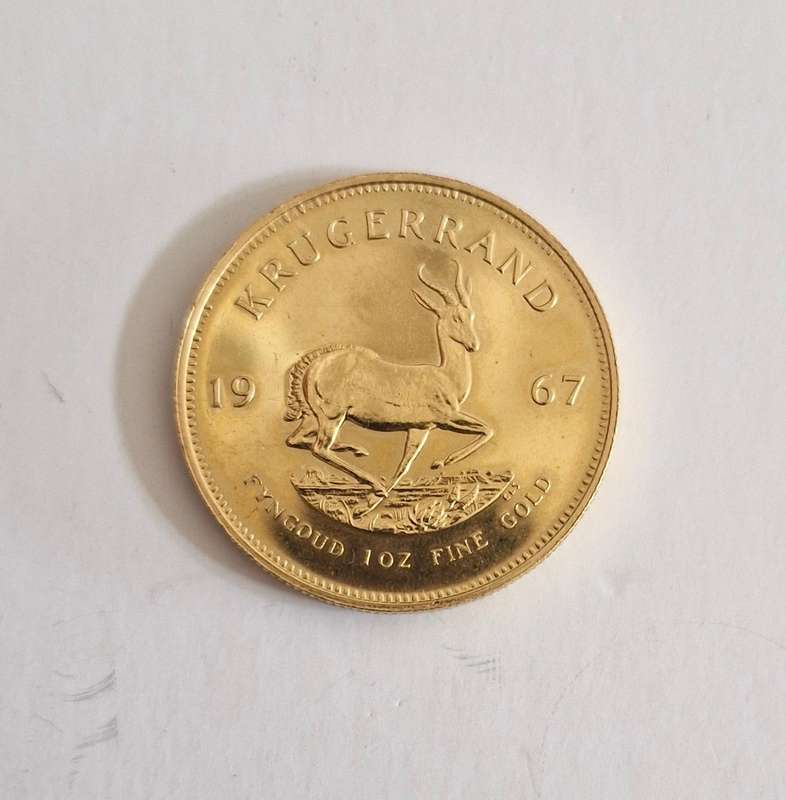 1967 South Africa Gold Krugerrand in SA Mint box