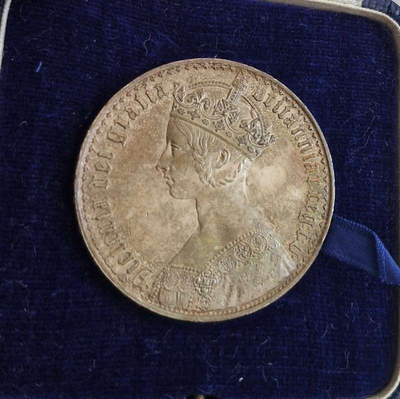 1847 Great Britiain Victoria Proof Gothic Crown