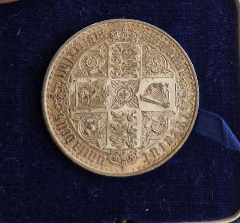 1847 Great Britiain Victoria Proof Gothic Crown