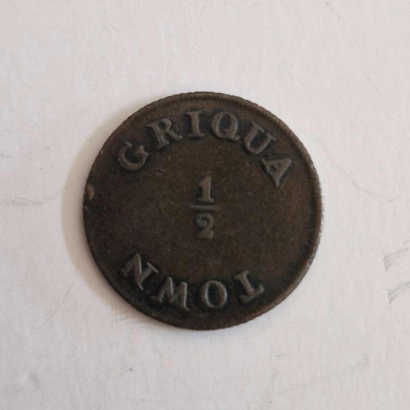 1815 Griquatown Half Penny Scarce