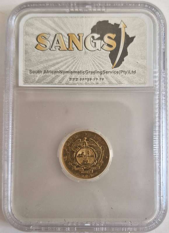 1892 ZAR Kruger Halfpond graded