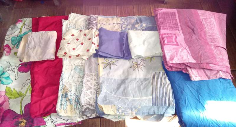 Second hand Duvet cover, bed sheet and pillow cases