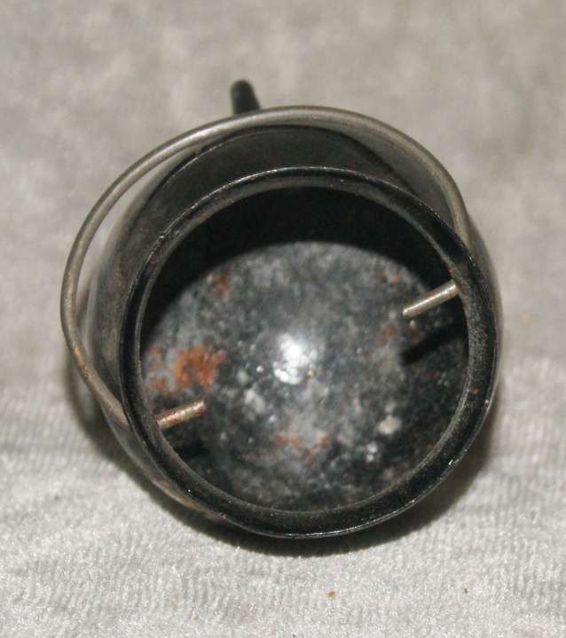 Vintage hand painted miniature "Oribi Gorge" enamel potjie pot