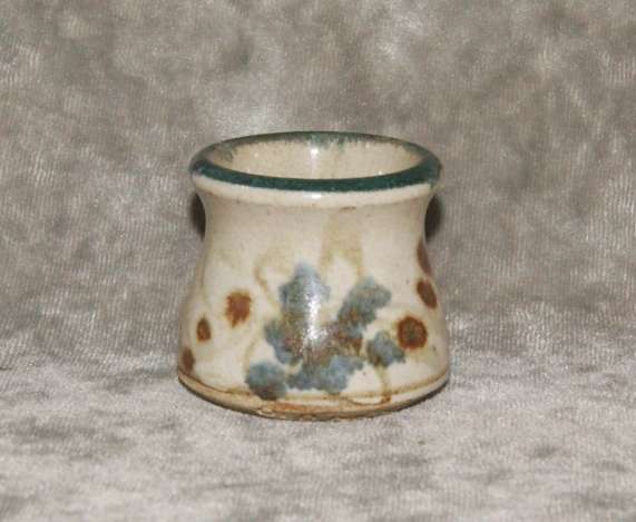 Stoneware "Old Nick" glazed pottery vase