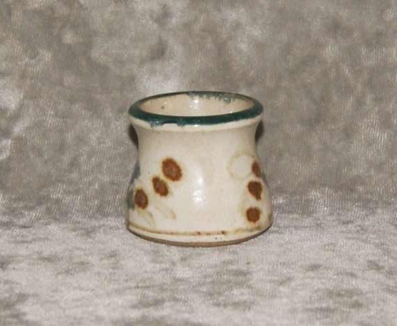 Stoneware "Old Nick" glazed pottery vase