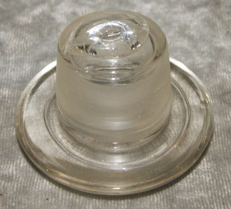 Scientific chemical bottle with ground hand blown glass stopper (300ml)