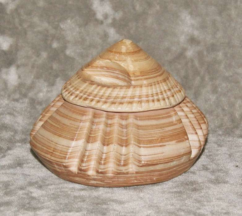 Soapstone hand carved trinket box
