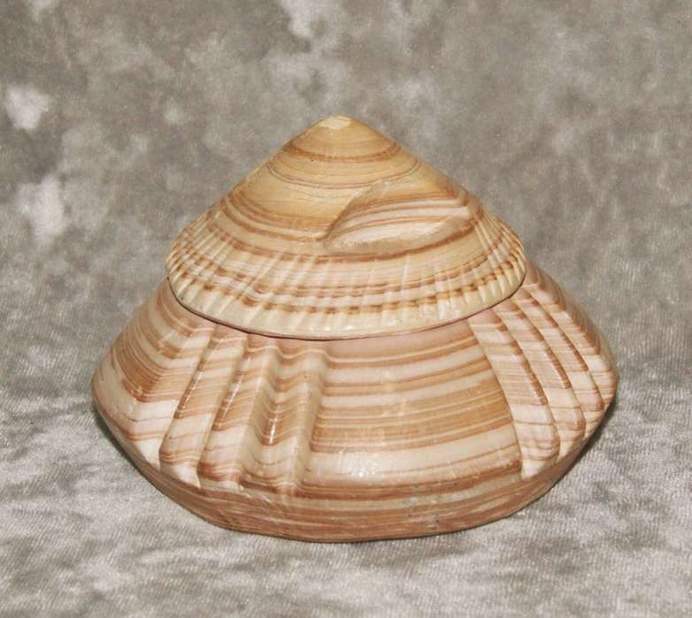 Soapstone hand carved trinket box
