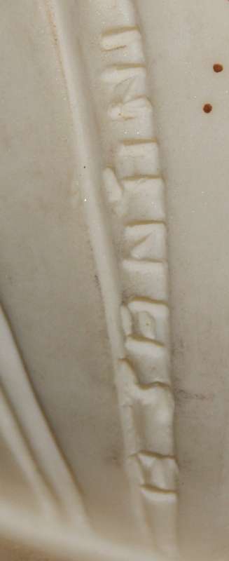 A. Santini "The birth of Venus" statue on marble base