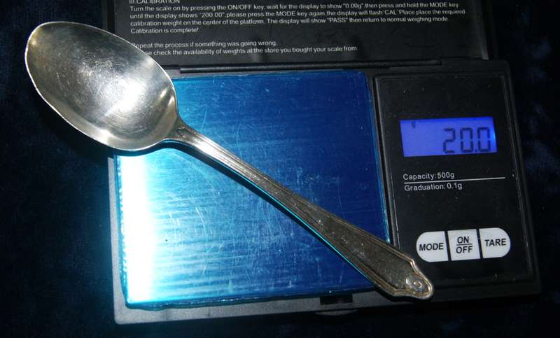 Hallmarked silver Sheffield 1928 teaspoon (20g) @ ccrraazzyy low R1 start