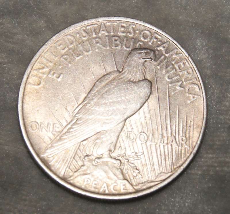 1923 Silver peace dollar 90% silver (26.7g) @ ccrraazzyy low R1 start