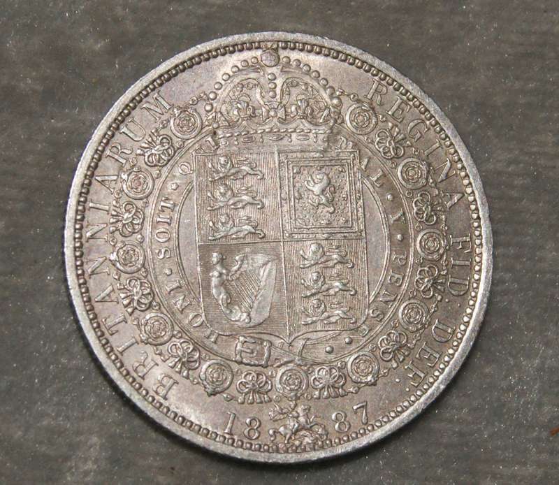 1887 Victoria 2nd portrait proof coin