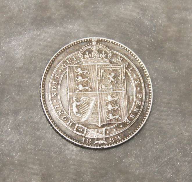 1889 Victoria 2nd portrait 1 shilling AU