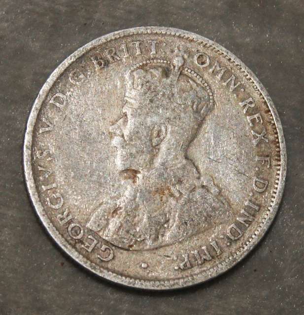 1919 Australian 1 florin Melbourne mint