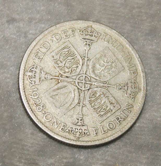 1928 UK 1 florin