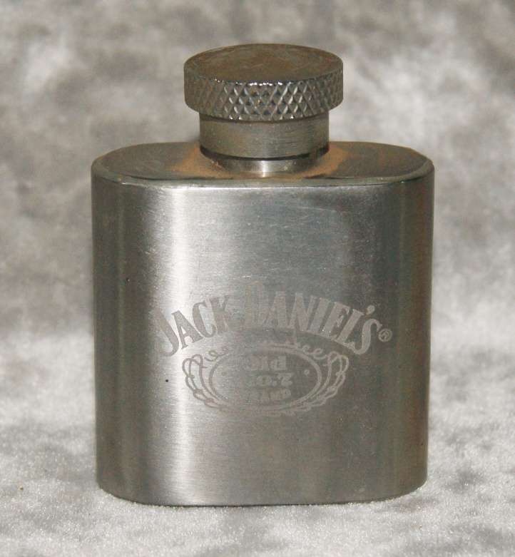Jack Daniels 1oz stainless steel flask