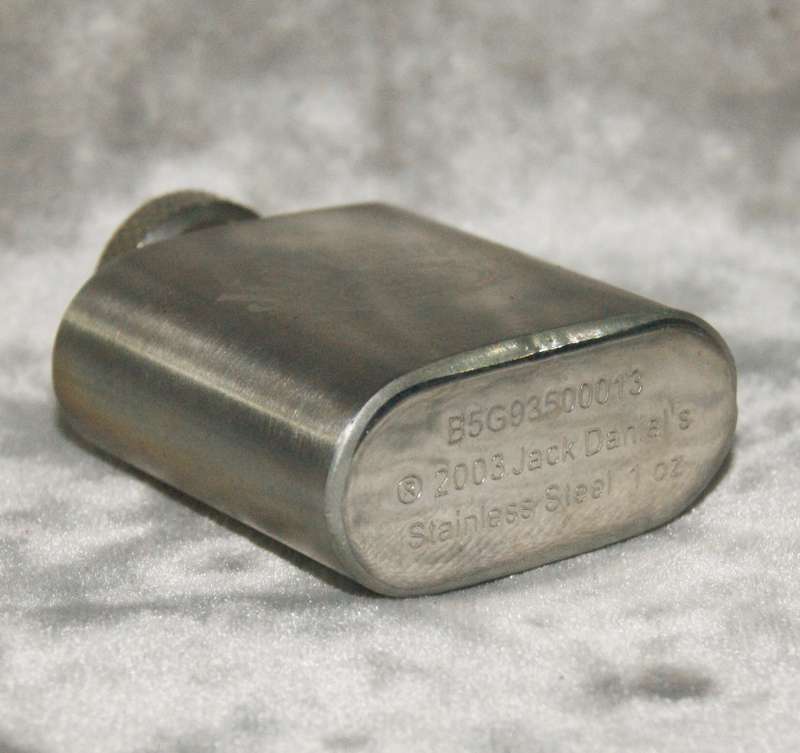 Jack Daniels 1oz stainless steel flask