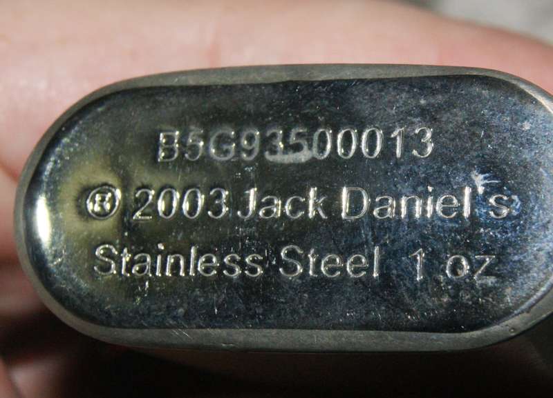 Jack Daniels 1oz stainless steel flask