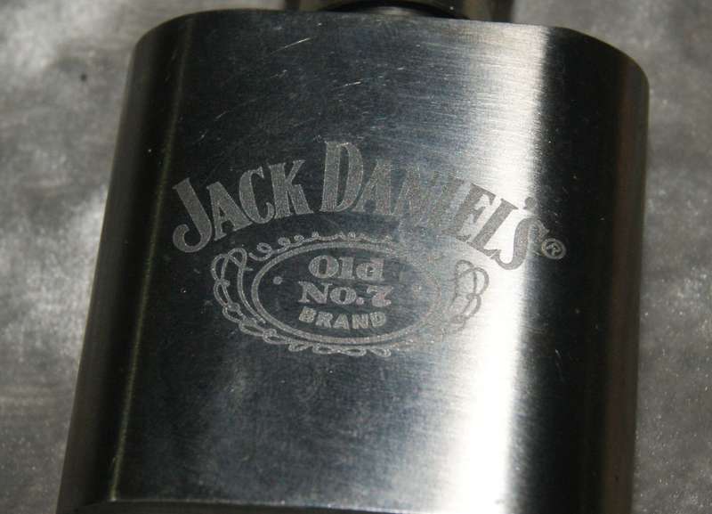 Jack Daniels 1oz stainless steel flask