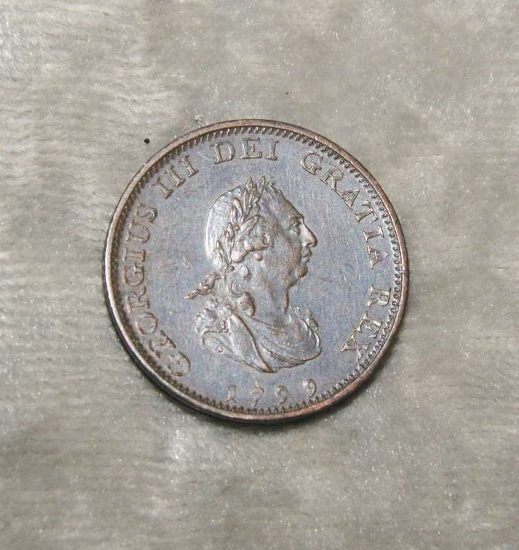 1799 Farthing George III (UNC)