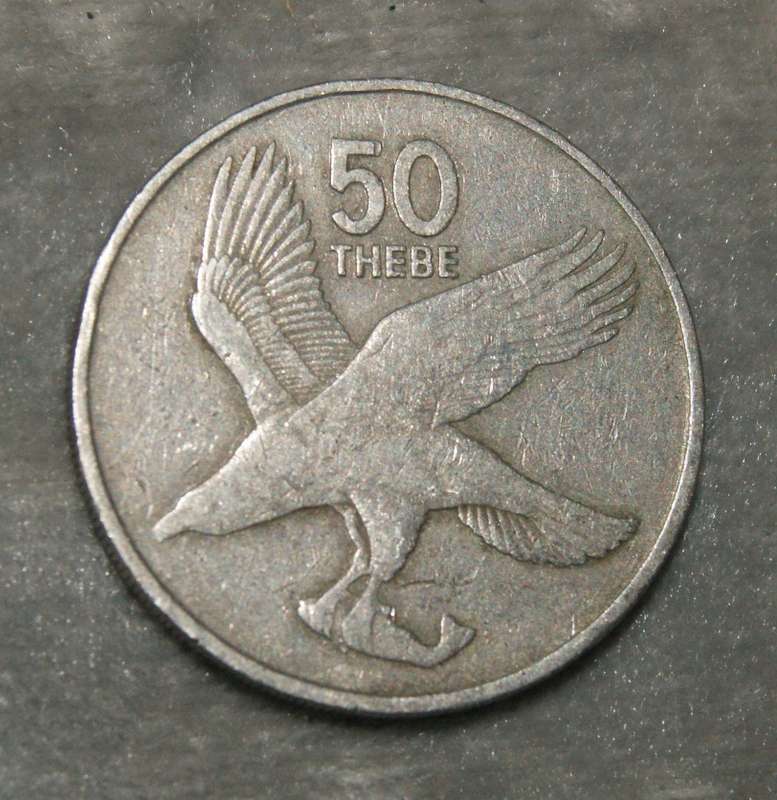 1980 Botswana 50 Thebe