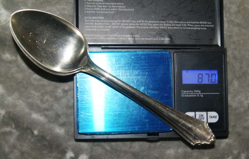 Pair of German 800 silver spoons (87g) @ ccrraazzyy low R1 start