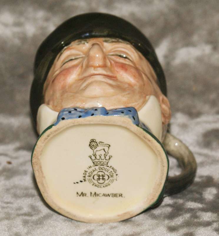 Royal Doulton Mr Micawber small character jug