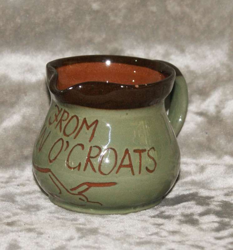 Cobham Pottery from John O'Groats milk jug