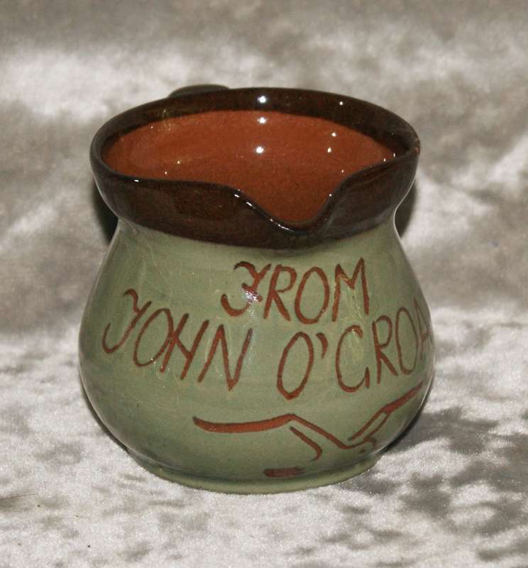 Cobham Pottery from John O'Groats milk jug