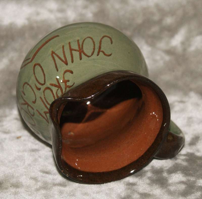 Cobham Pottery from John O'Groats milk jug