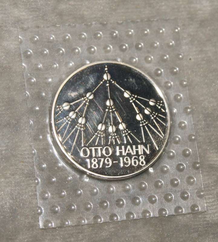 1979 Proof in original sealed pack Otto Hahn commemorative coin