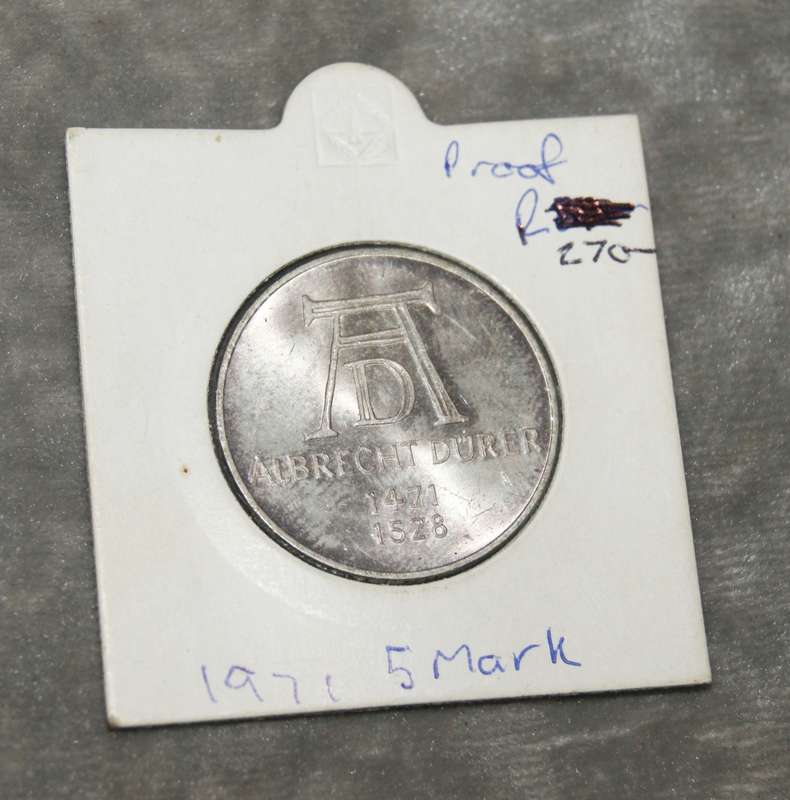 1971 "Albrecht Dures" proof commemorative coin (62.5% silver)