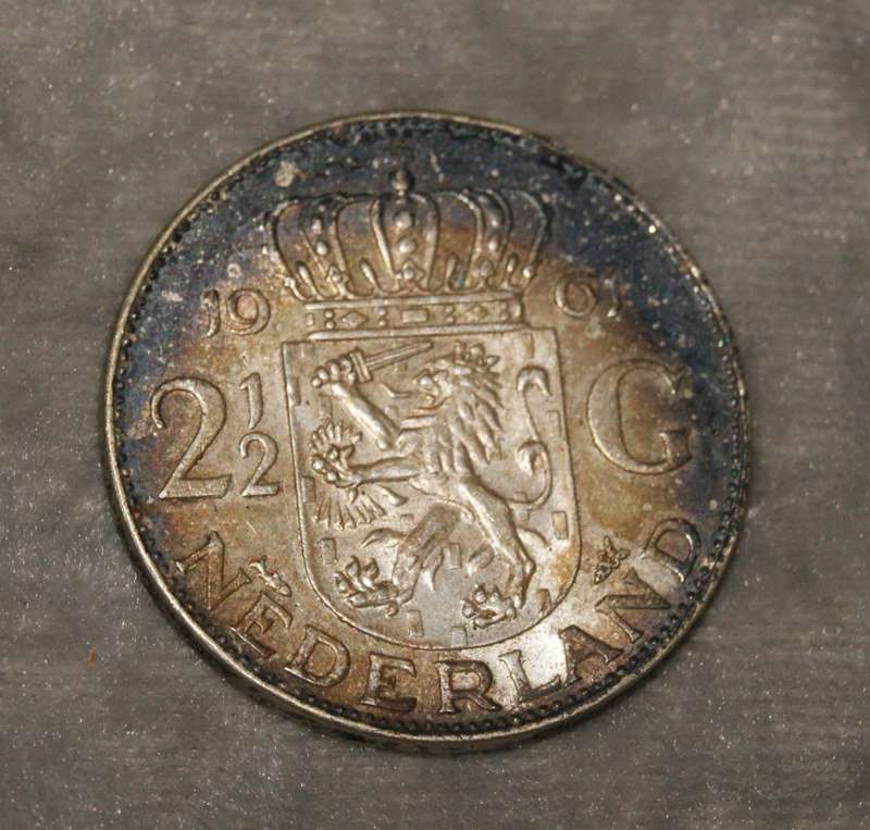 1961 2.5 Gulden (72% silver)