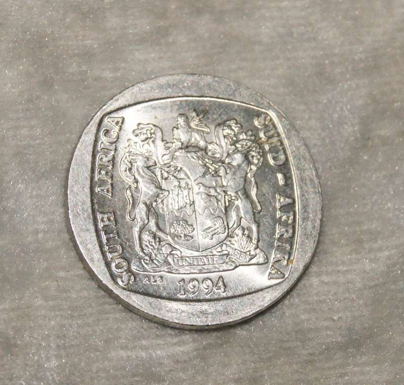1994 Presidential Inauguration R5 coin UNC