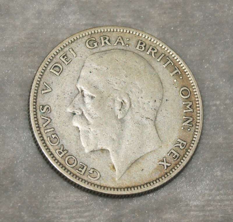 1931 Half Crown UK coin (50% silver)