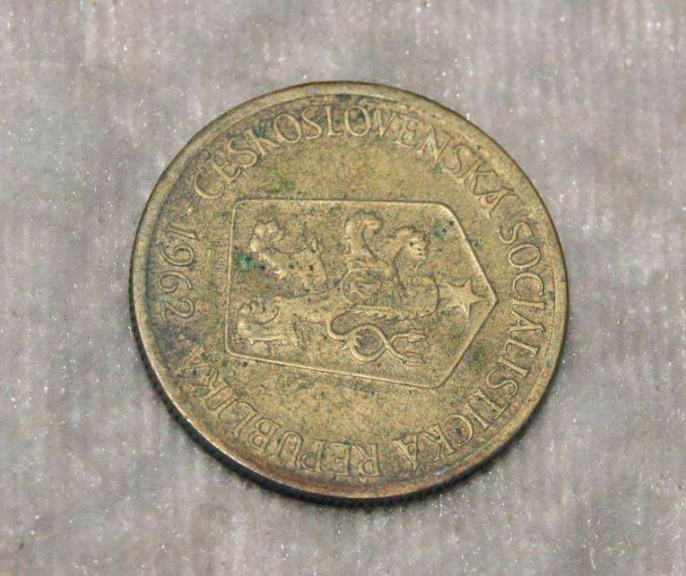 1962 Ceskoslovenska Socialisticka Republika 1 Koruna XF-AU