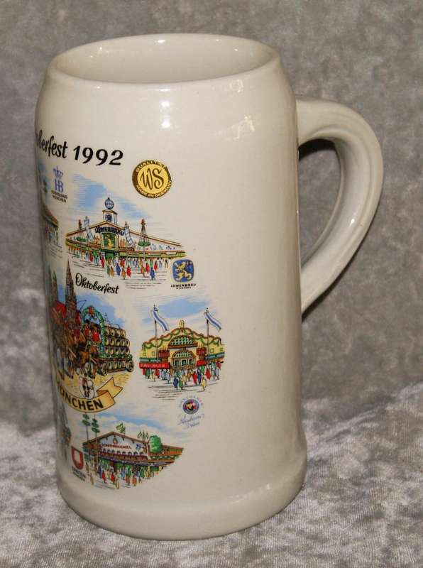 1lt Octoberfest 1992 Munchen beer stein