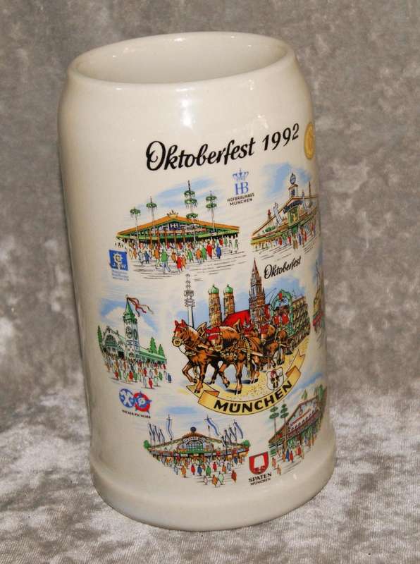 1lt Octoberfest 1992 Munchen beer stein