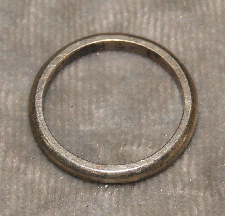Unmarked silver ring