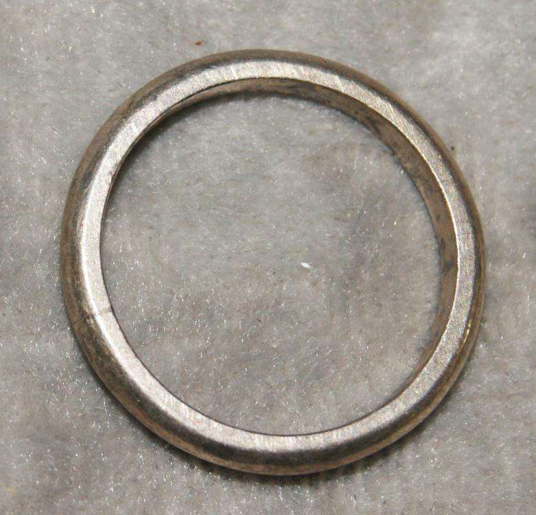 Unmarked silver ring