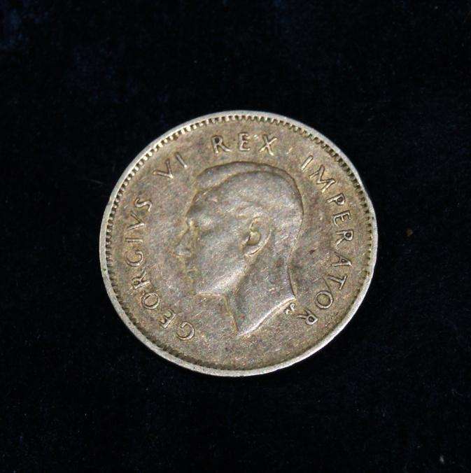 1943 South African Tickey 3d @ crazy low R1 start