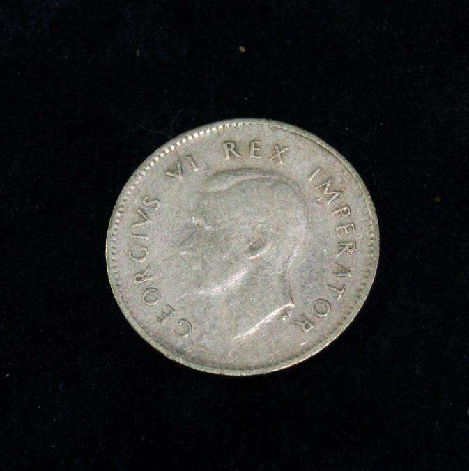 1944 South African Tickey 3d @ crazy low R1 start